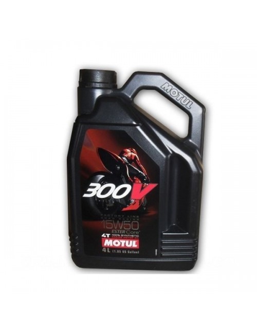4 Litres 15W50 4T 100% Synthèse MOTUL 300V Factory Line Road Racing