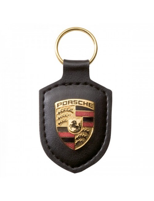Porte clef Porsche noir 