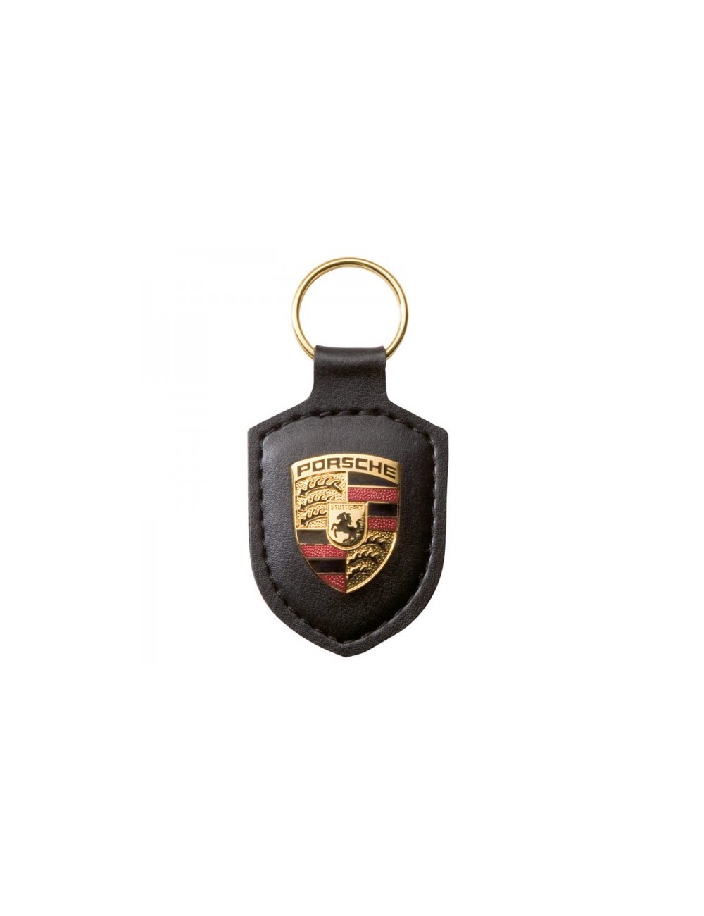 Porte clef Porsche noir 