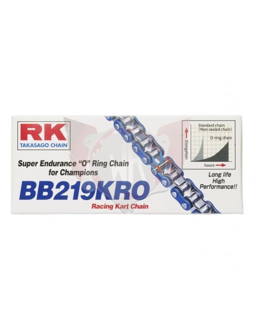 Chaine RK O'ring 219KR bleu RKO219