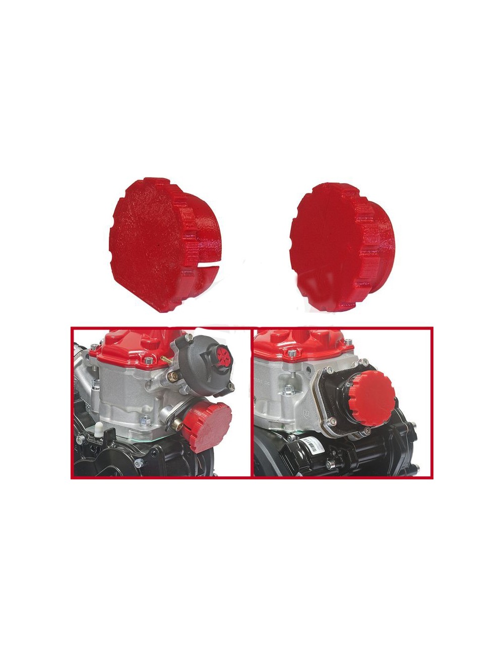 COVER KIT RED FOR ROTAX ENGINE