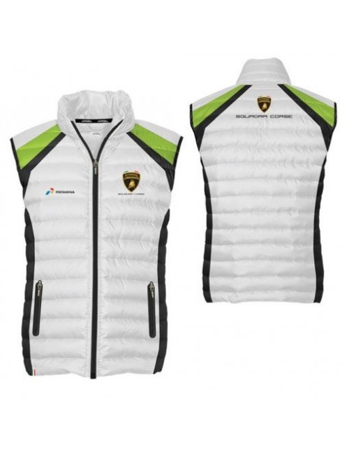 men padded vest jacket Lamborghini team Pertamina