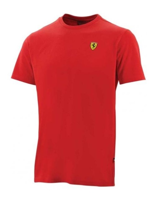 Tee shirt Ferrari Crew neck rouge