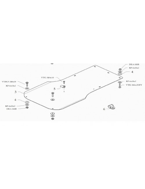 (3) plancher Ricciardo R-S8 avec kit deco