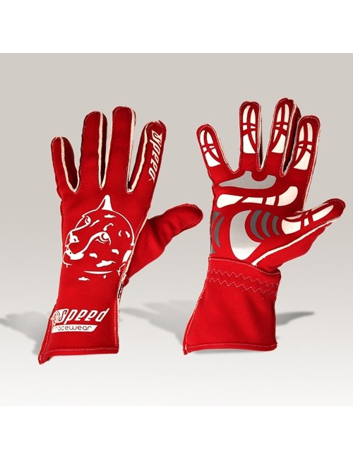 Speed gloves Melbourne G-2 red-white