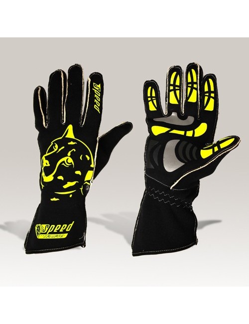 Speed gants Melbourne G-2 noir-néon jaune / 29.90 €