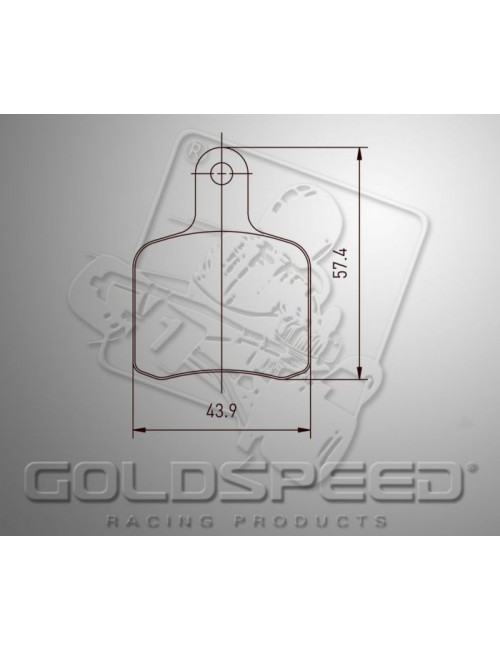 Plaquettes Goldspeed pour OTK BS5 - SA2