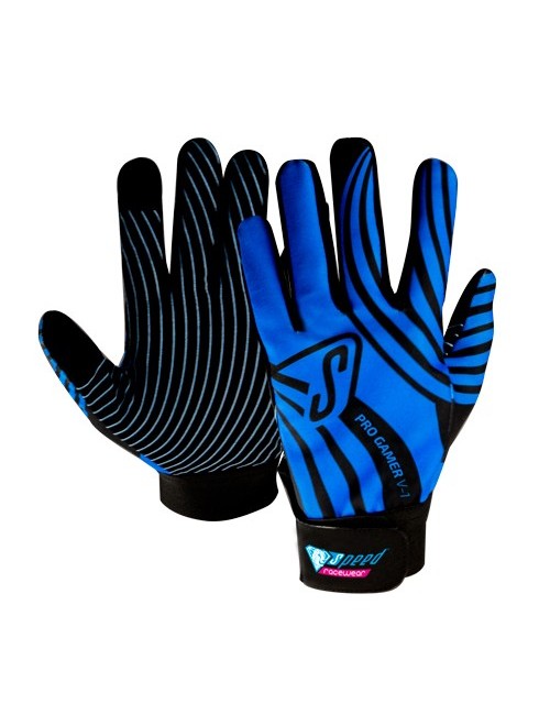 Speed gants noir PRO GAMER V1 noir-bleu