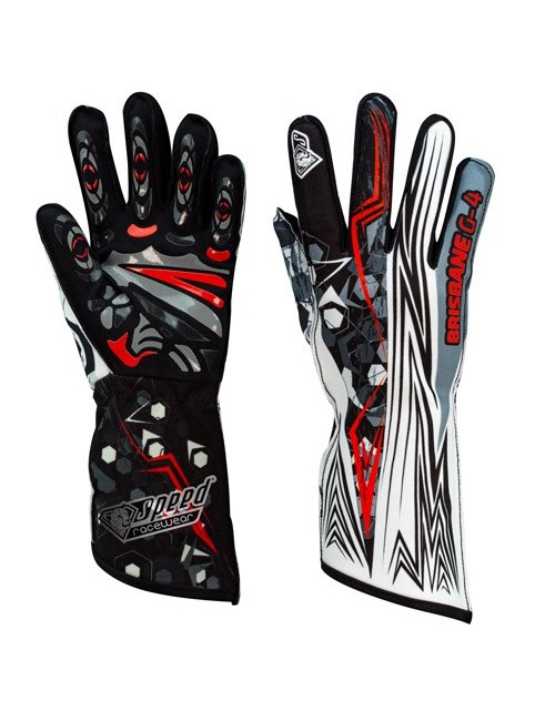 Speed gants BRISBANE G-4 noir,blanc,rouge 31.99€